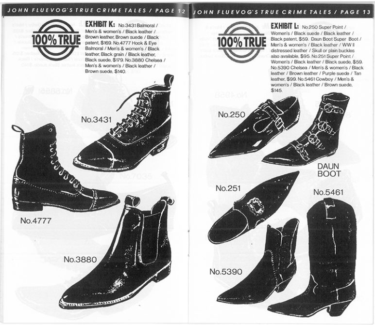 Way Back Wednesday: John Fluevog’s True Crime Tales