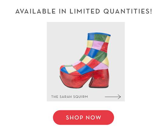 Available in limited quantities. Shop The Sarah Squirm Now!