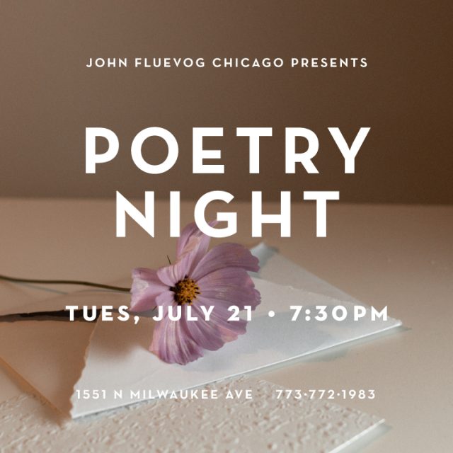 John Fluevog Chicago presents Poetry Night